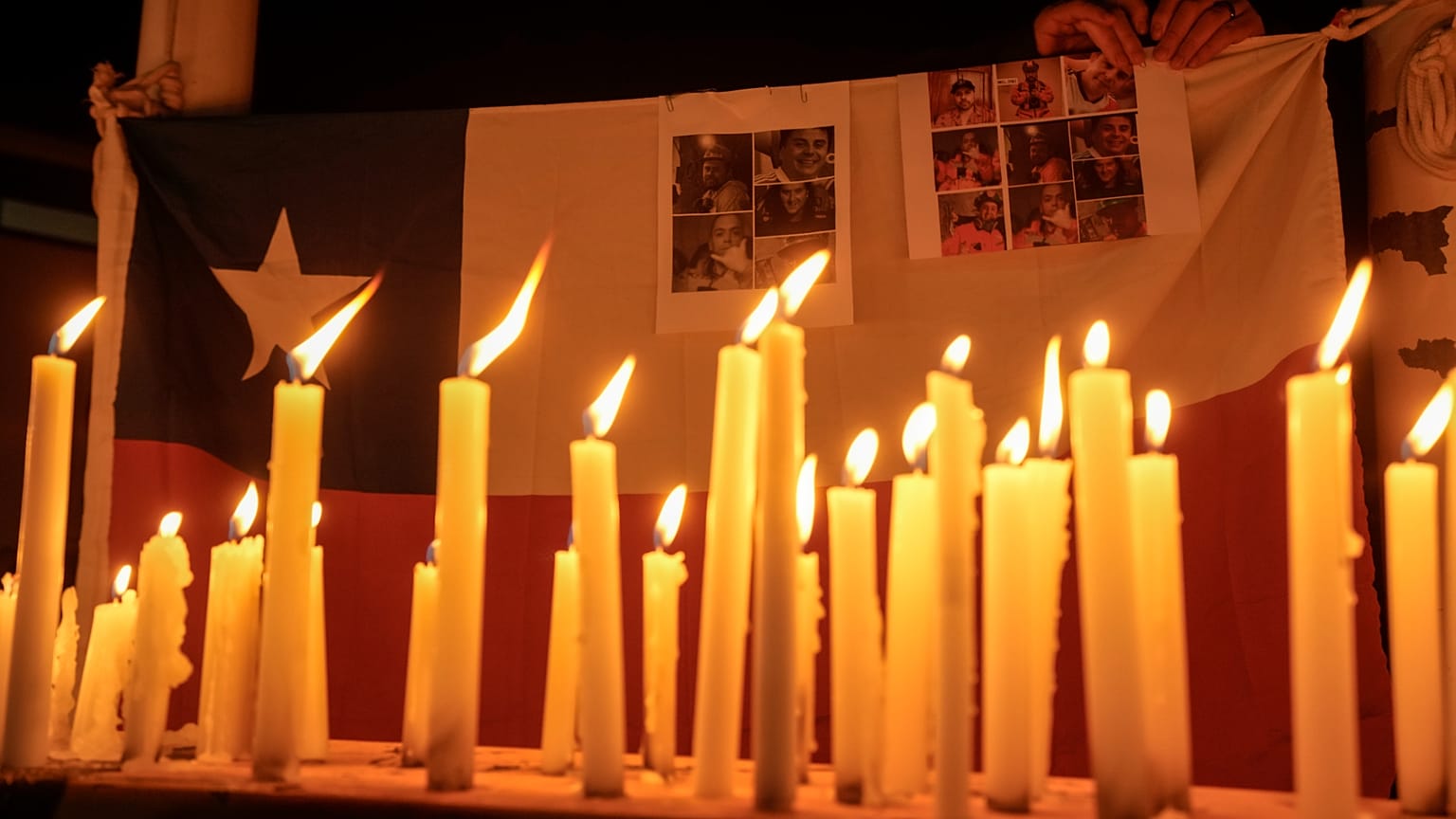 Velas por los desaparecidos tras el derrumbe en El Teniente, agosto 2025