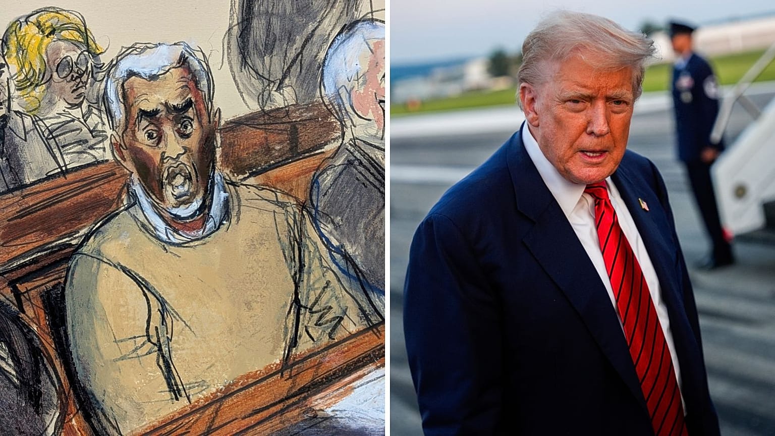 Donald Trump, rapçinin kendisine karşı 'çok düşmanca' davranması nedeniyle Diddy'nin affının 'zor' olduğunu söyledi 