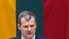 DATEI: Gintautas Paluckas, litauisches Parlament, Sitzung in Vilnius, 21. November 2024