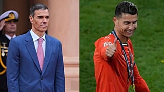 Sánchez, izquierda, y Ronaldo, derecha.