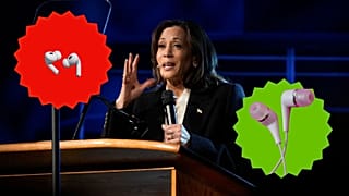 O que está por detrás do receio de Kamala Harris em relação aos auscultadores sem fios? 