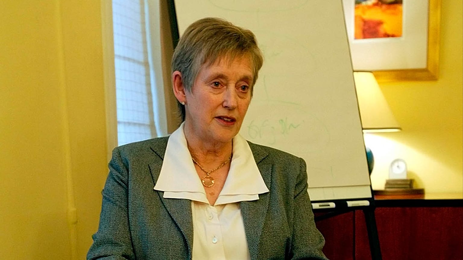 Pierwsza kobieta na stanowisku dyrektora generalnego MI5 - Stella Rimington.