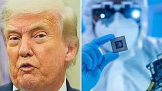 Donald Trump elnök bejelentést tesz a chipekről