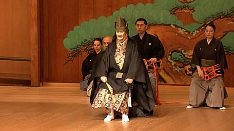 SCREENSHOT - Noh play 'Oppenheimer' staged to mark 80th anniversary of Hiroshima bombing
