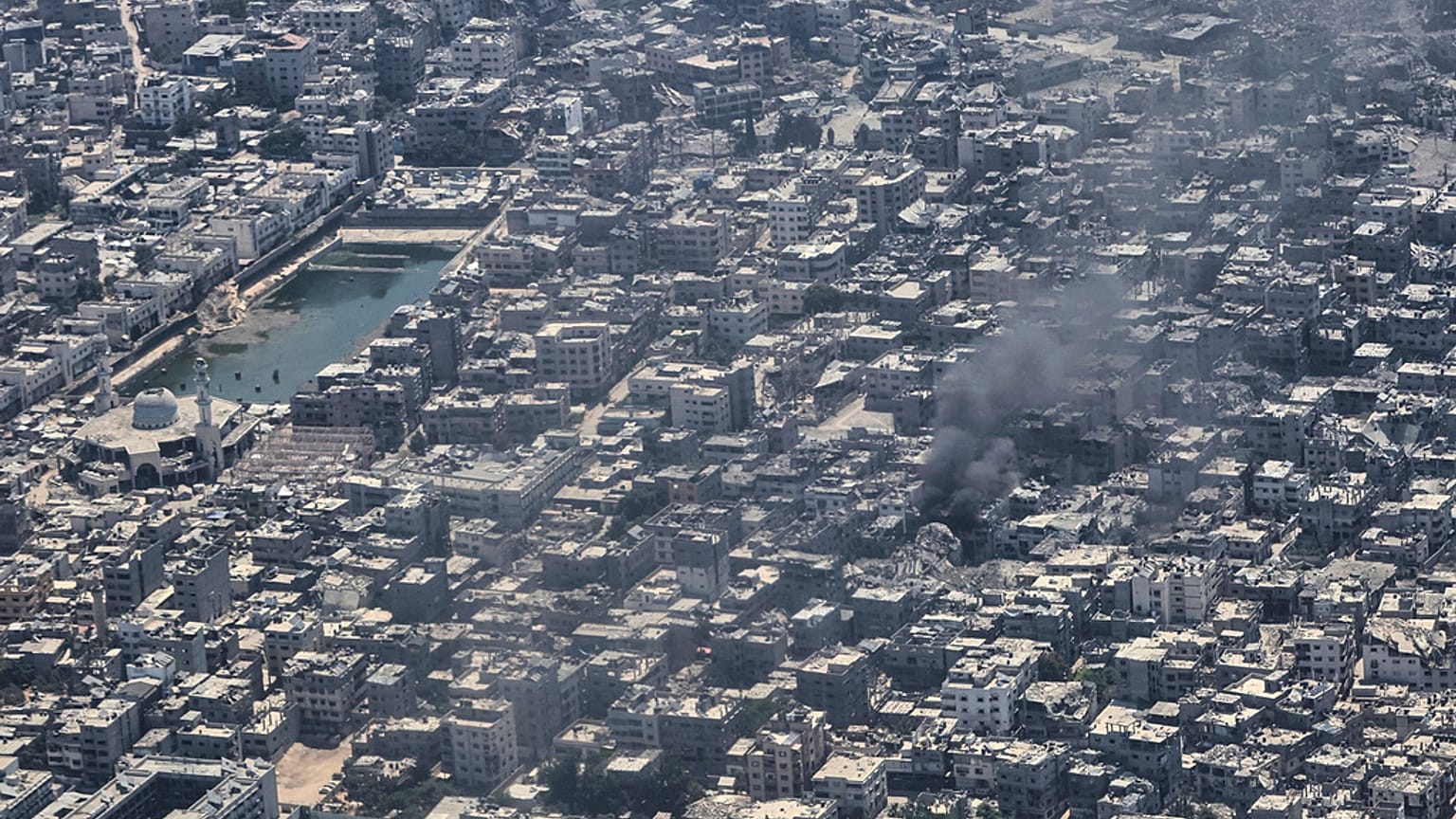 Gaza City vista dall'alto