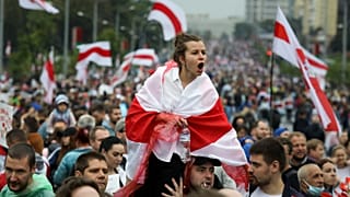 Protestaktion in Minsk, September 2020