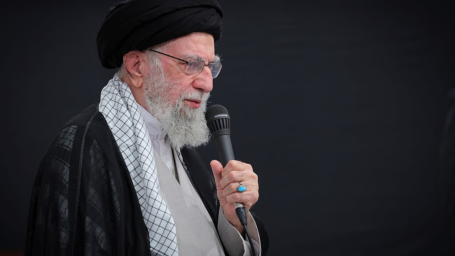 المرشد الأعلى آية الله علي خامنئي، طهران، إيران، الثلاثاء 29 يوليو/تموز 2025.  