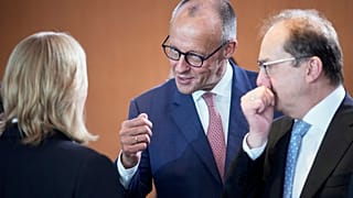 Канцлер Германии Фридрих Мерц на заседании кабинета министров 30 июля 2025 года