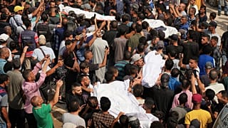 Beerdigungen von Gaza-Reportern 