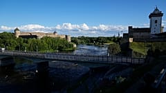 Freundschaftsbrücke zwischen Estland und Russland in Narva (Archivfoto)