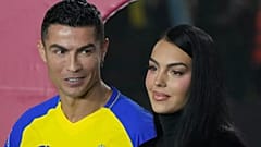 Portugal's Cristiano Ronaldo holds the trophy after winning the Nations League football championship at the Allianz Arena in Munich, Germany, Sunday, June 8, 2025.