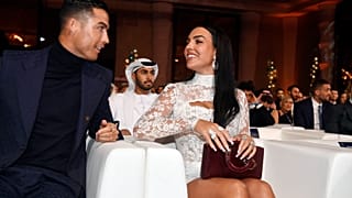 Georgina y Ronaldo en unos premios de fútbol celebrados en Dubái.