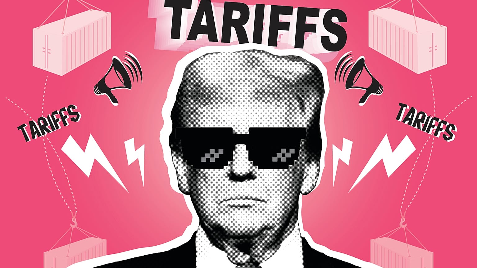 Illusztráció Donald Trumpról