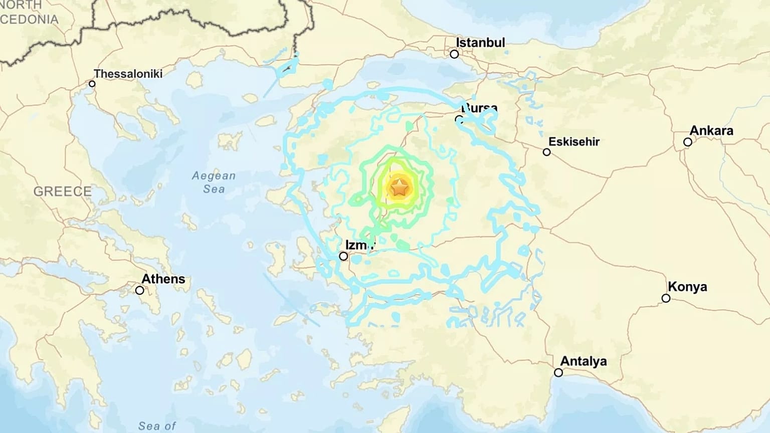 Ekran görüntüsü: USGS