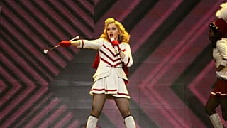 مادونا تُحيي حفلًا ضمن جولة MDNA في قاعة فيليبس أرينا، السبت 17 نوفمبر/تشرين الثاني 2012، في أتلانتا.