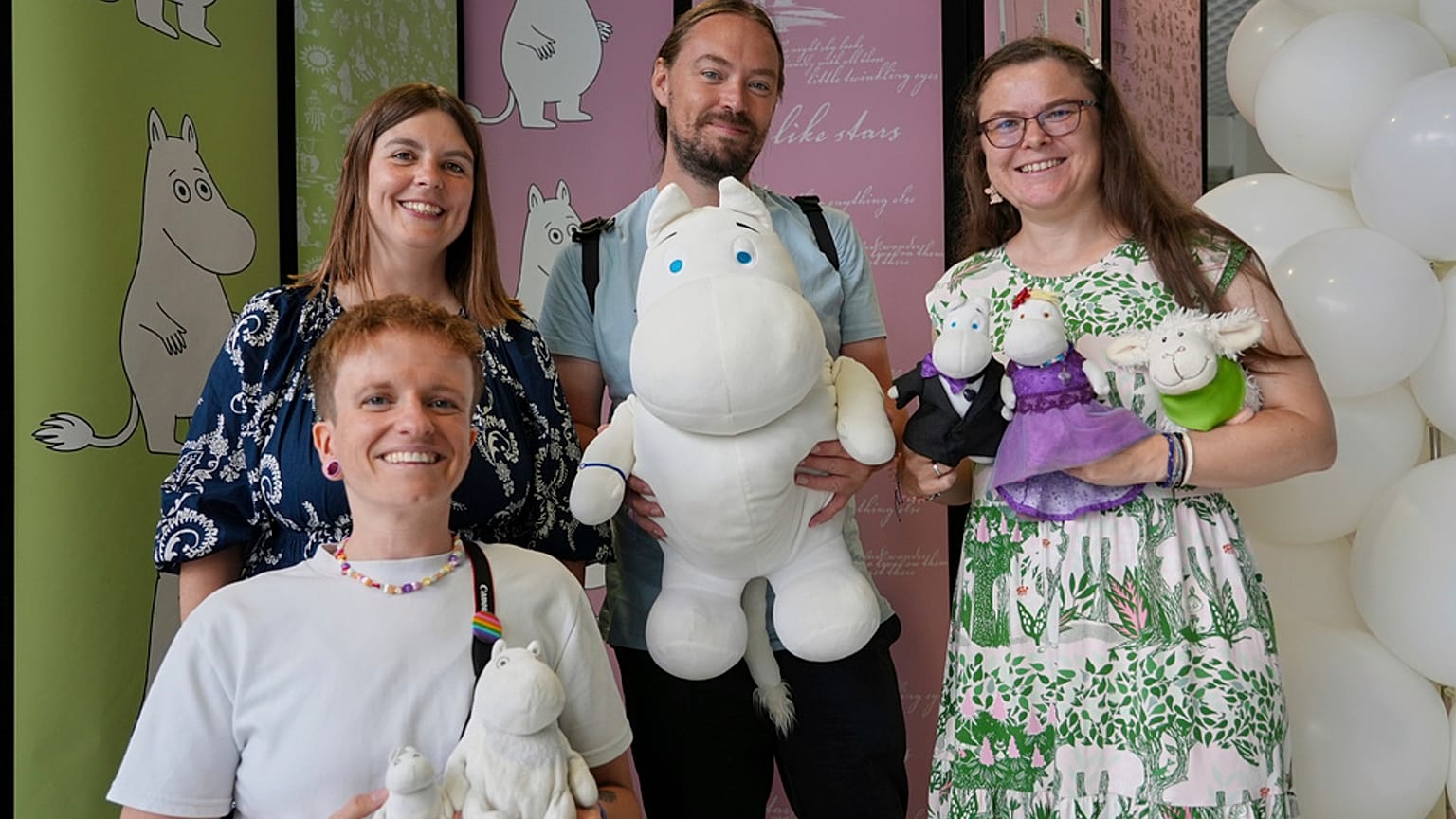 Finland Moomins Fans celebrate the 80th anniversary of the publication of the Finnish children's classic, 'The Moomins and The Great Flood'..