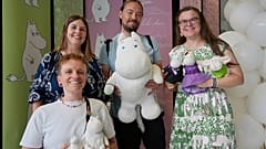 Finland Moomins Fans celebrate the 80th anniversary of the publication of the Finnish children's classic, 'The Moomins and The Great Flood'..