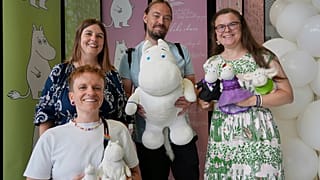 Finland Moomins Fans celebrate the 80th anniversary of the publication of the Finnish children's classic, 'The Moomins and The Great Flood'..