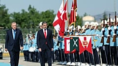 Cumhurbaşkanı Recep Tayyip Erdoğan, Gürcistan Cumhurbaşkanı Miheil Kavelaşvili ile birlikte Ankara'da, 12 Ağustos 2025