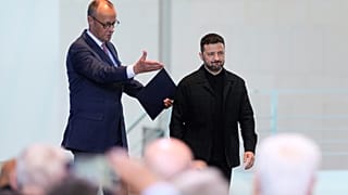 Канцлер Германии Фридрих Мерц и президент Украины Владимир Зеленский