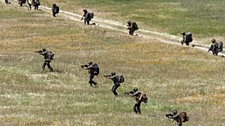 FILE: Brit katonák katonai gyakorlaton vesznek részt Észak-Macedóniában, 2022. május 12.