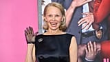 Pamela Anderson is selling pickles – for a good cause - Pictured: Anderson on the red carpet for Naked Gun
