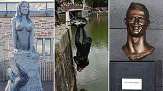 De Ronaldo a Colston, pasando por la Gran Sirena: Cuando las estatuas pierden su lugar 