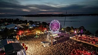 A Strand fesztivál madártávlatból