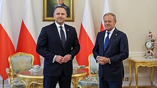 Prezydent RP Karol Nawrocki oraz premier RP Donald Tusk.