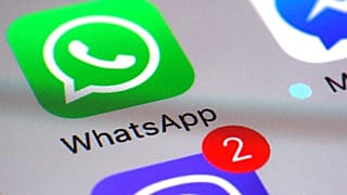  تُظهر صورة ملفية، يوم الجمعة الموافق 10 مارس/آذار 2017، تطبيق واتساب للتواصل على هاتف ذكي في نيويورك.