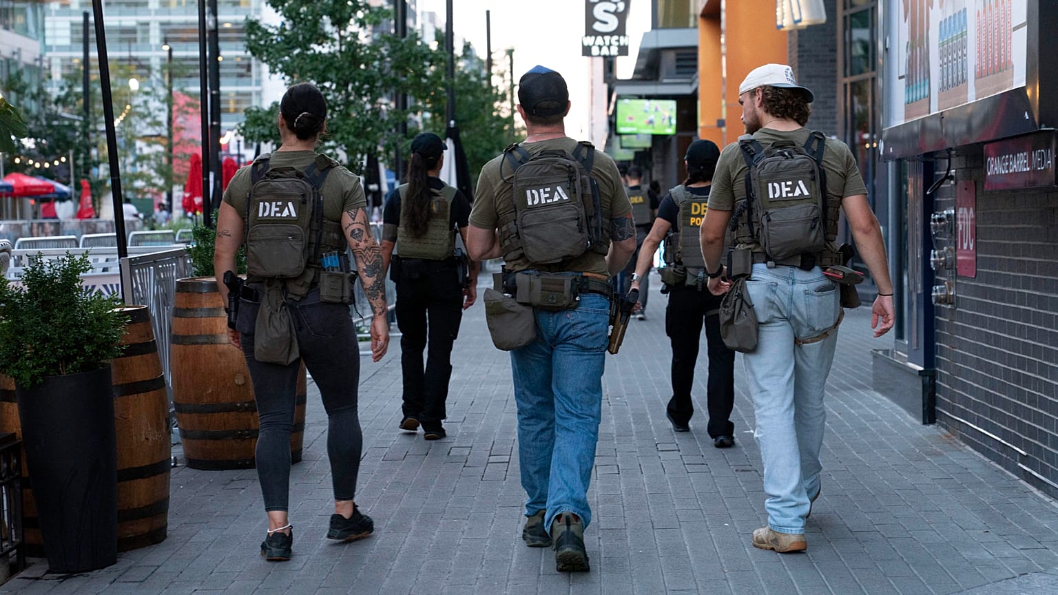 DEA-ügynökök Washington utcáin