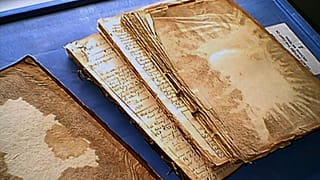 كتاب السجلات الحيوية لمقاطعة الأمير ويليام من عام 1778 إلى عام 1784، والذي يظهر هنا في صورة غير مؤرخة، بواسطة مكتبة فيرجينيا.