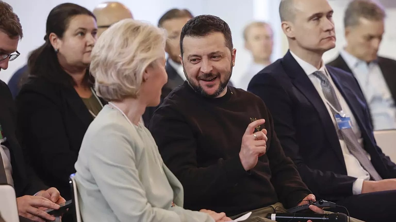 Zelensky e von der Leyen