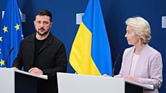 Von der Leyen y un grupo de líderes europeos acompañarán a Zelenski a Washington