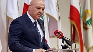 في هذه الصورة التي نشرها المكتب الصحفي لرئاسة الجمهورية اللبنانية، يتحدث الرئيس اللبناني جوزيف عون خلال احتفال بمناسبة يوم الجيش، الخميس 31 يوليو/تموز 2025.