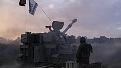 This photo released by the Israeli military on 2 November, 2023, shows ground operations inside the Gaza Strip. (Israel Defence Forces via AP)