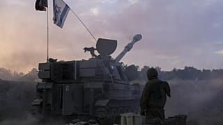 This photo released by the Israeli military on 2 November, 2023, shows ground operations inside the Gaza Strip. (Israel Defence Forces via AP)
