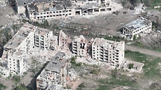  Chasiv Yar, ciudad del este de Ucrania reducida a una esquelética ciudad fantasma por las fuerzas rusas. 