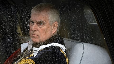 András herceg bátyja, Károly király koronázása után, 2023. május 6-án