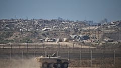 Израильский танк на границе с сектором Газа