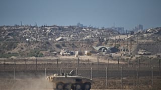 Израильский танк на границе с сектором Газа