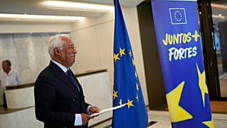 António Costa na representação da Comissão Europeia, em Lisboa