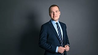 An official picture of the Finnish politician Eemeli Peltonen