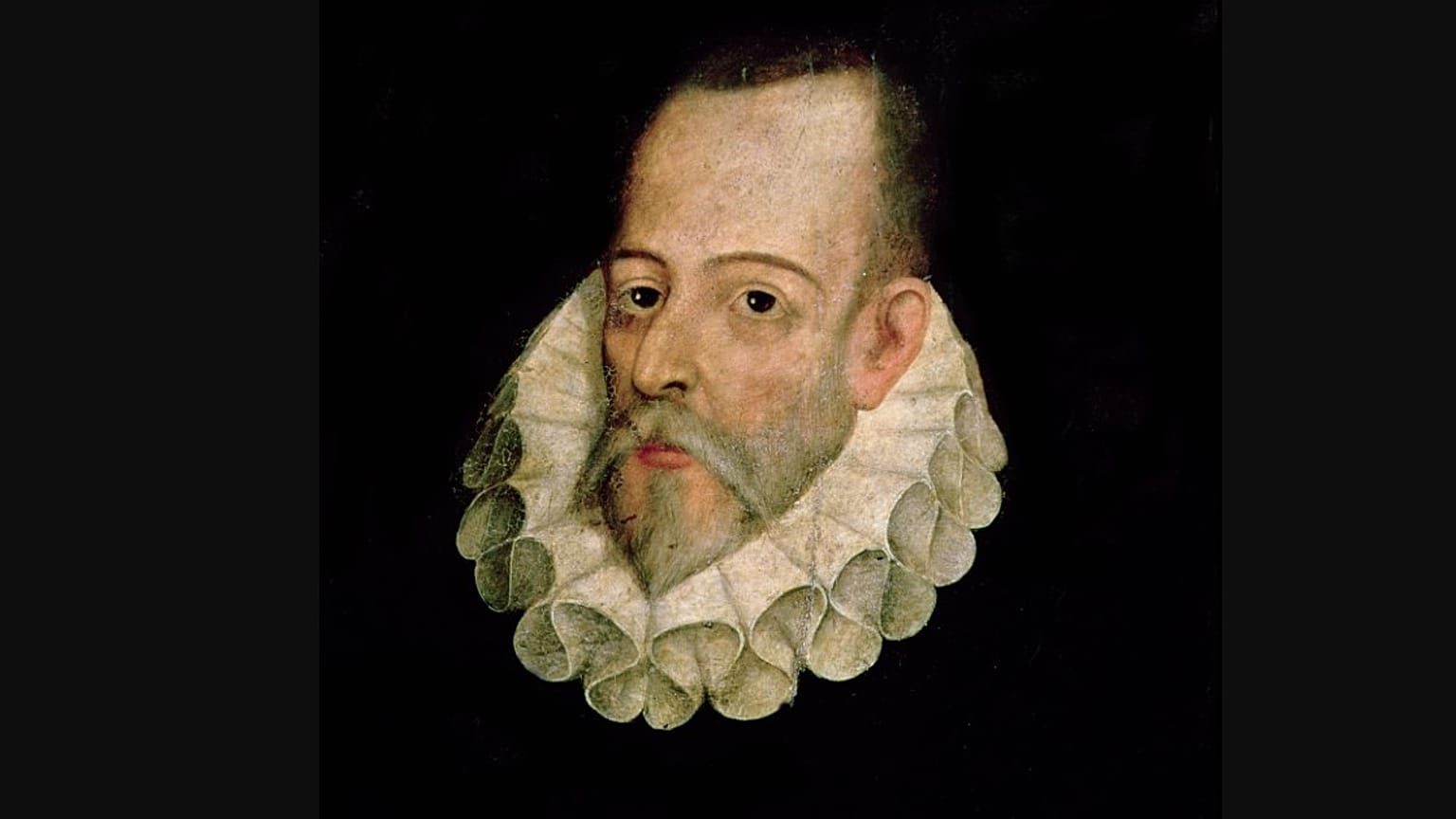 Un retrato anónimo del escritor español Miguel de Cervantes, atribuido a Juan de Jáuregui.