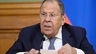 وزير الخارجية الروسي سيرغي لافروف في قصر زينايدا موروزوفا بموسكو، روسيا، الأربعاء، 20 آب 2025