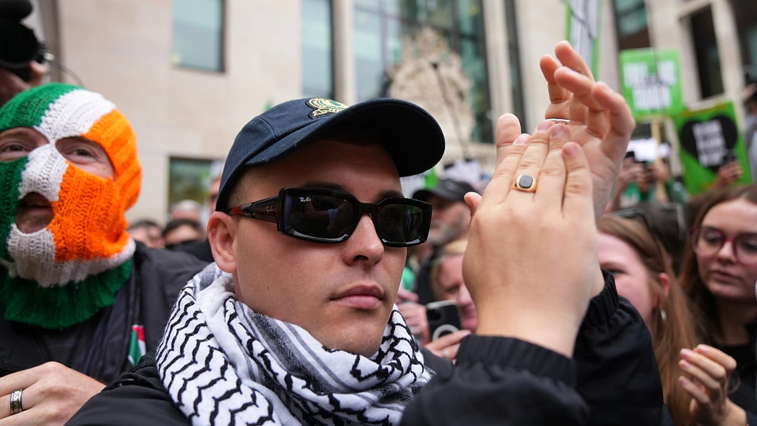 Kneecap rapper Mo Chara released on bail following second UK court appearance