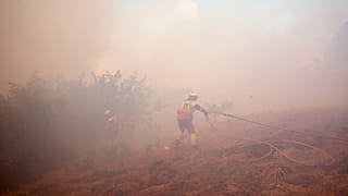 Immagine degli incendi in Spagna.