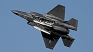A US F35 fighter jet performs during the opening day of the Dubai Air Show, United Arab Emirates, Monday, Nov. 13, 2023