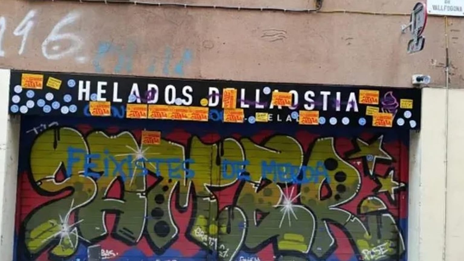 La heladería una ver vandalizada después del señalamiento público 18/08/2025
