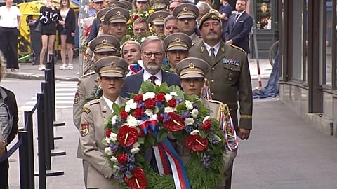 Çek Cumhuriyeti, 1968 Sovyet işgalinin kurbanlarını onurlandırıyor